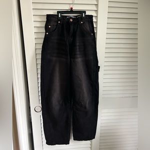Bershka black baggy jeans